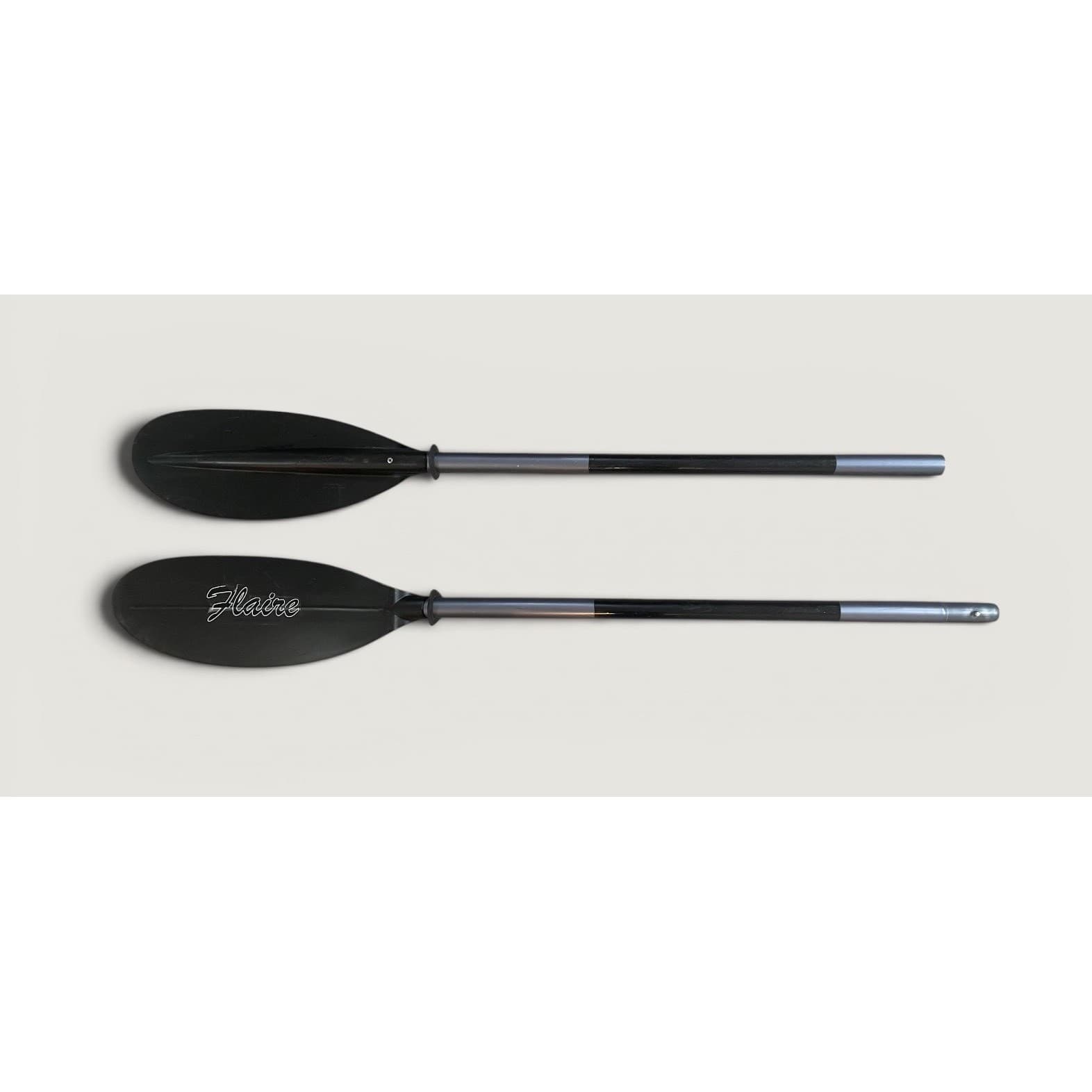 Aqua Bound Flaire 2 Pc Kayak Paddle 90.5" Black Asymmetrical Dihedral 230 cm - Image 1