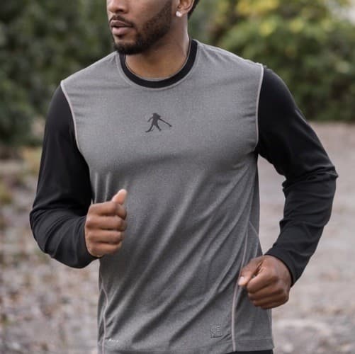 Nike Pro Combat Ken Griffey Jr Men’s Small Gray Compression Base Layer Shirt - Image 1
