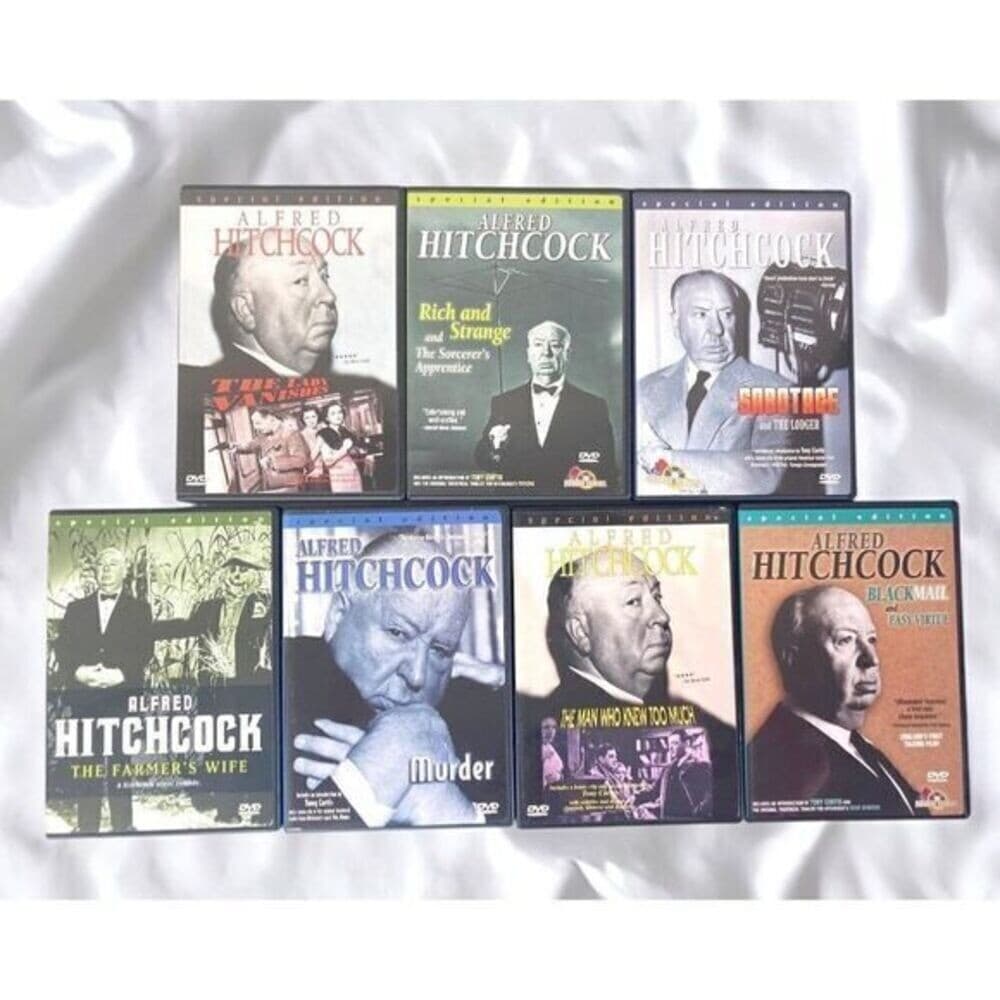 Alfred Hitchcock Collection 7 Disc DVD Box Set The Man Who Knew Too Much Lot