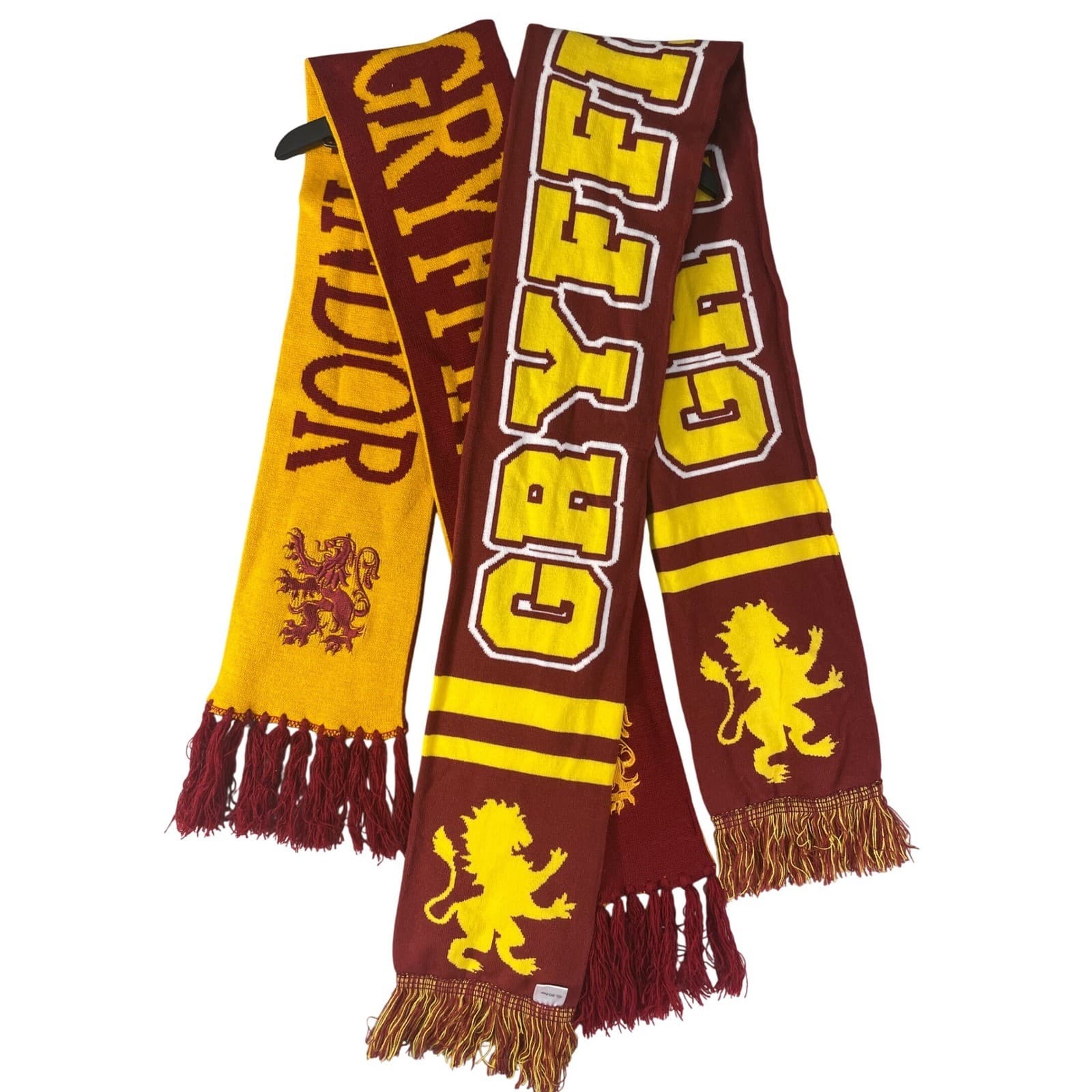 Harry Potter Gryffindor Scarves Lot 2 Universal Studios Wizarding World Red Gold