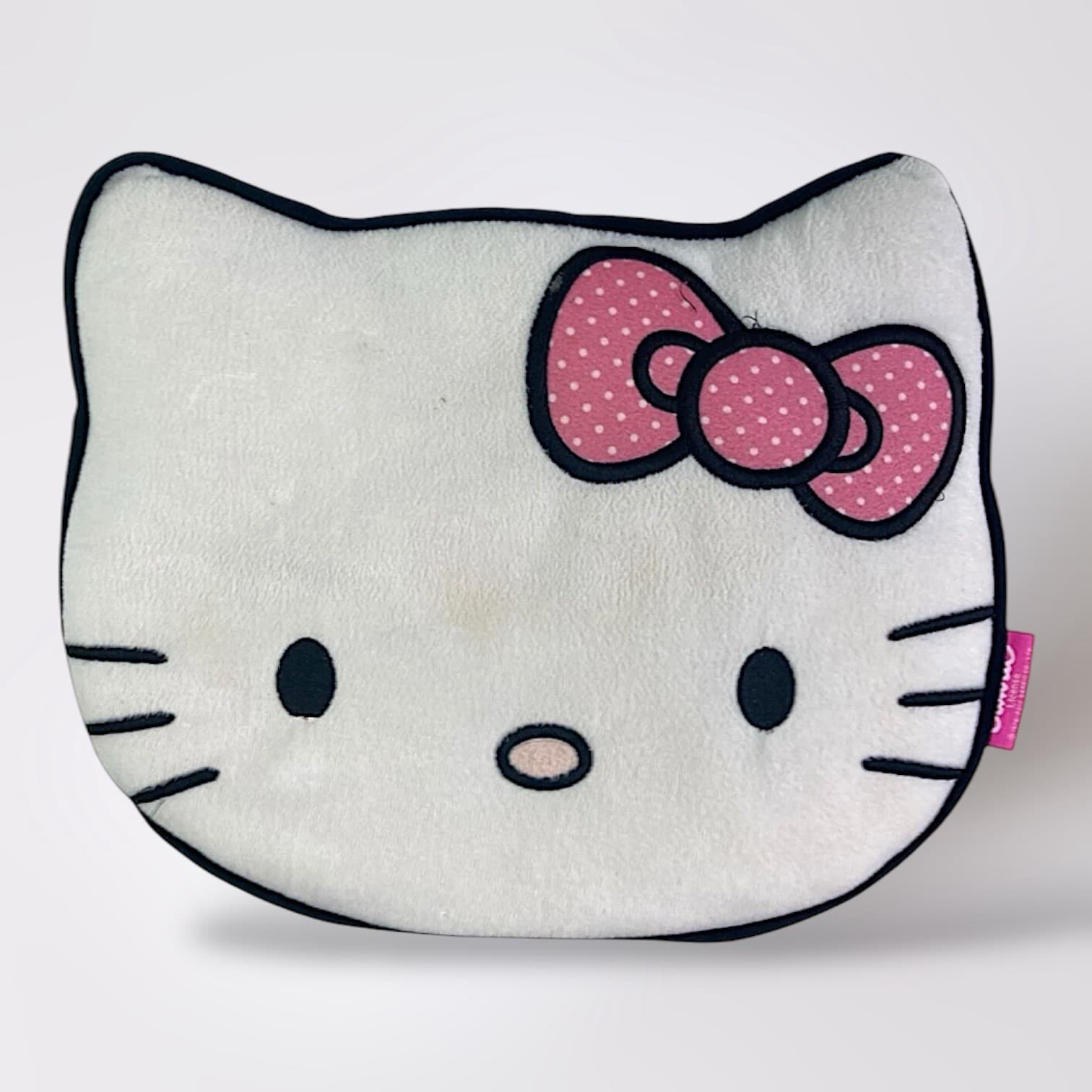 Hello Kitty Plush Pillow Pink Sanrio Stuffed Animal Cushion Collectible