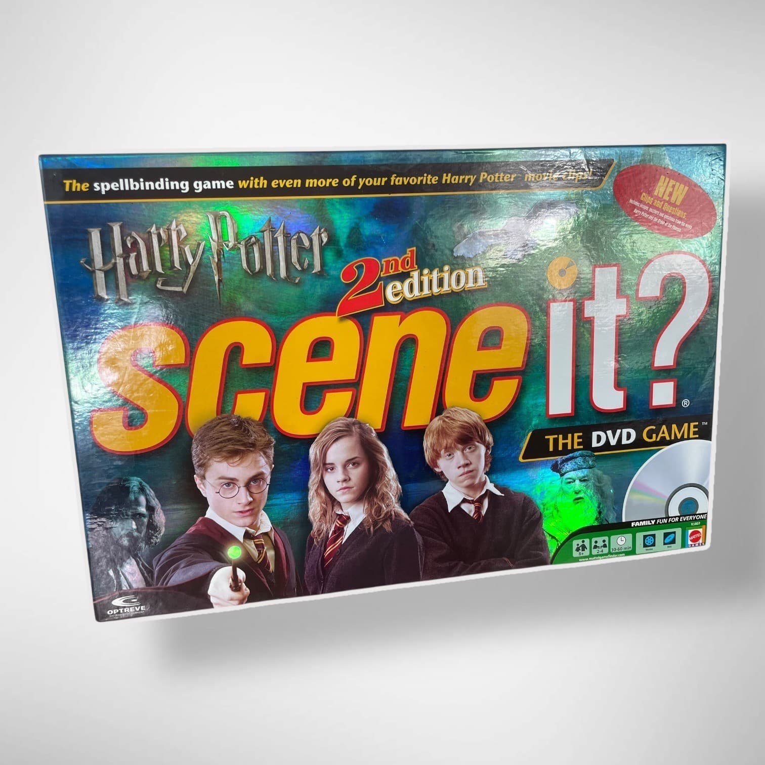 Harry Potter Scene It 2nd Edition DVD Board Game Complete Mattel 2007 K5807