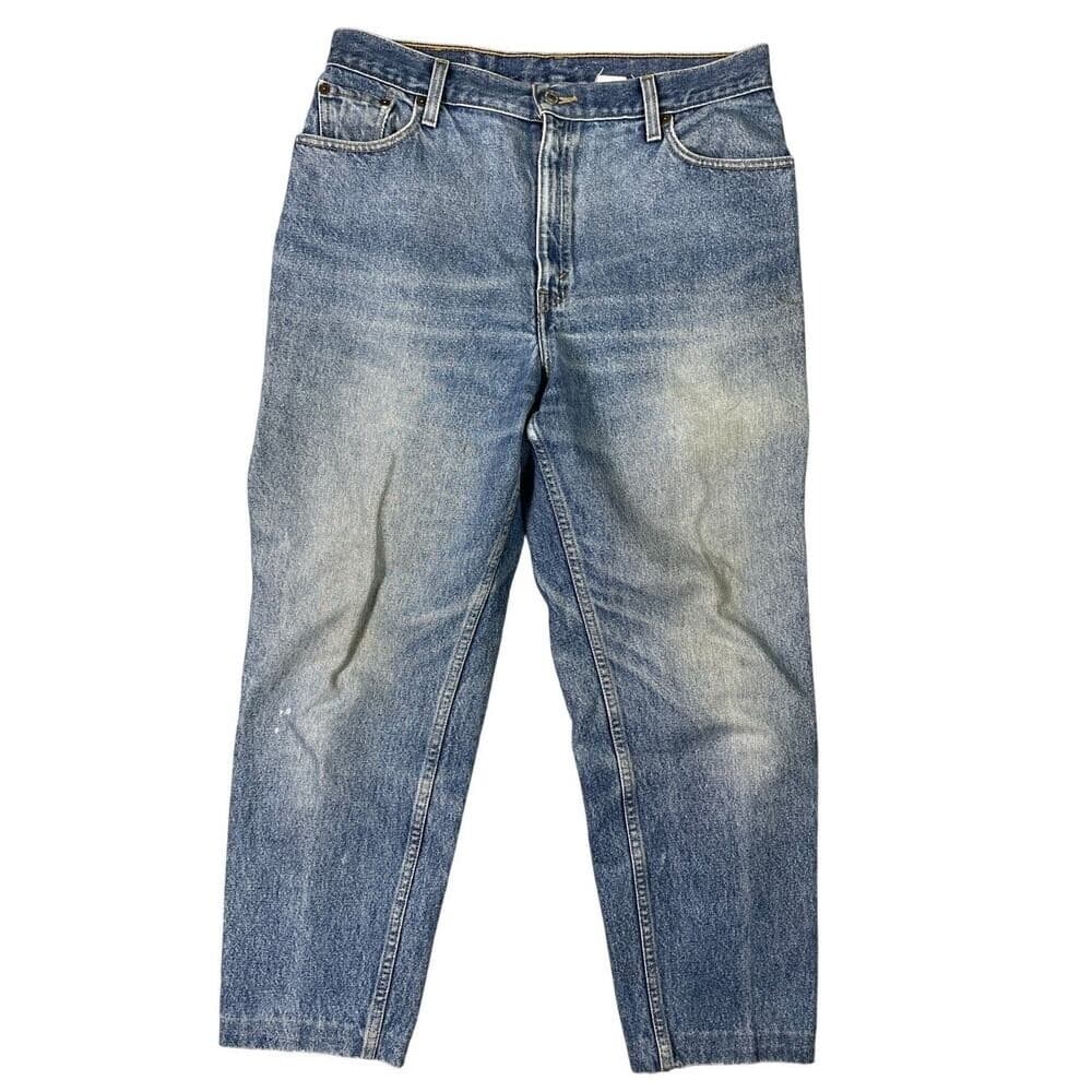 Levi's 550 Relaxed Fit Jeans Mens 33x28 Blue Denim USA Tapered Vintage 90s Style