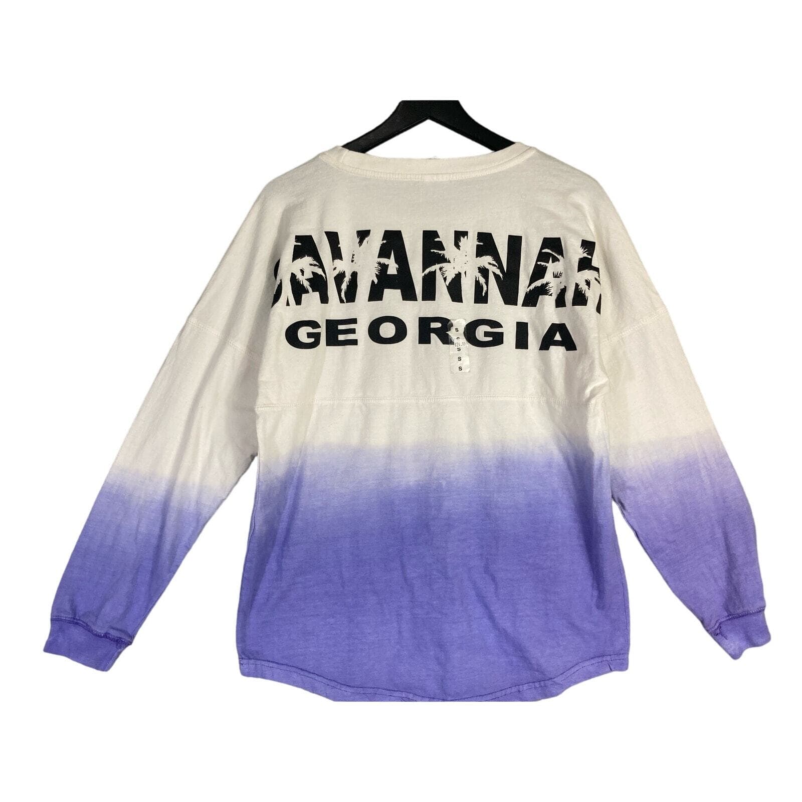 Savannah Georgia Shirt Womens Small Multicolor Long Sleeve Souvenir Tee