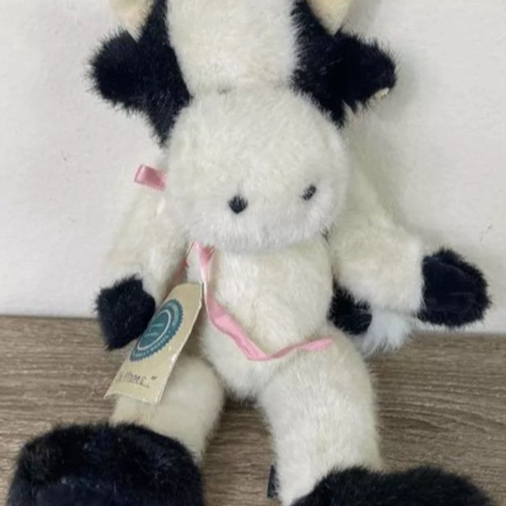 Boyds Bear Ida Moons Cow Plush Vintage 1994 Multicolor Stuffed Animal