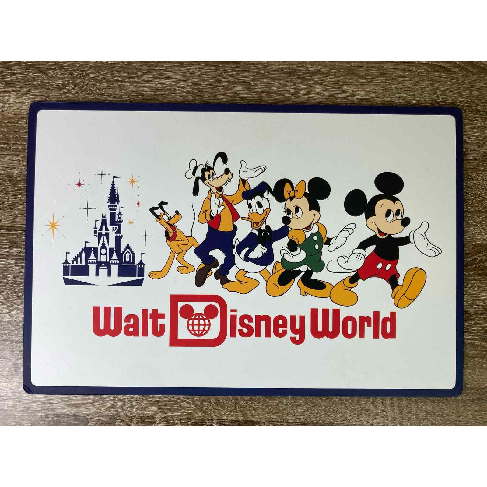 Walt Disney World 50th Anniversary Park Map Poster 2023 Collectible Decor 17x11