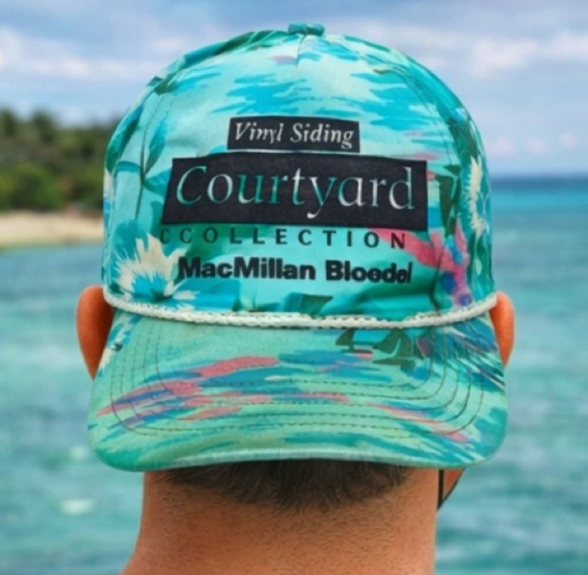 Vintage MacMillan Bloedel Floral Snapback Dad Hat Unisex Adjustable Cottagecore