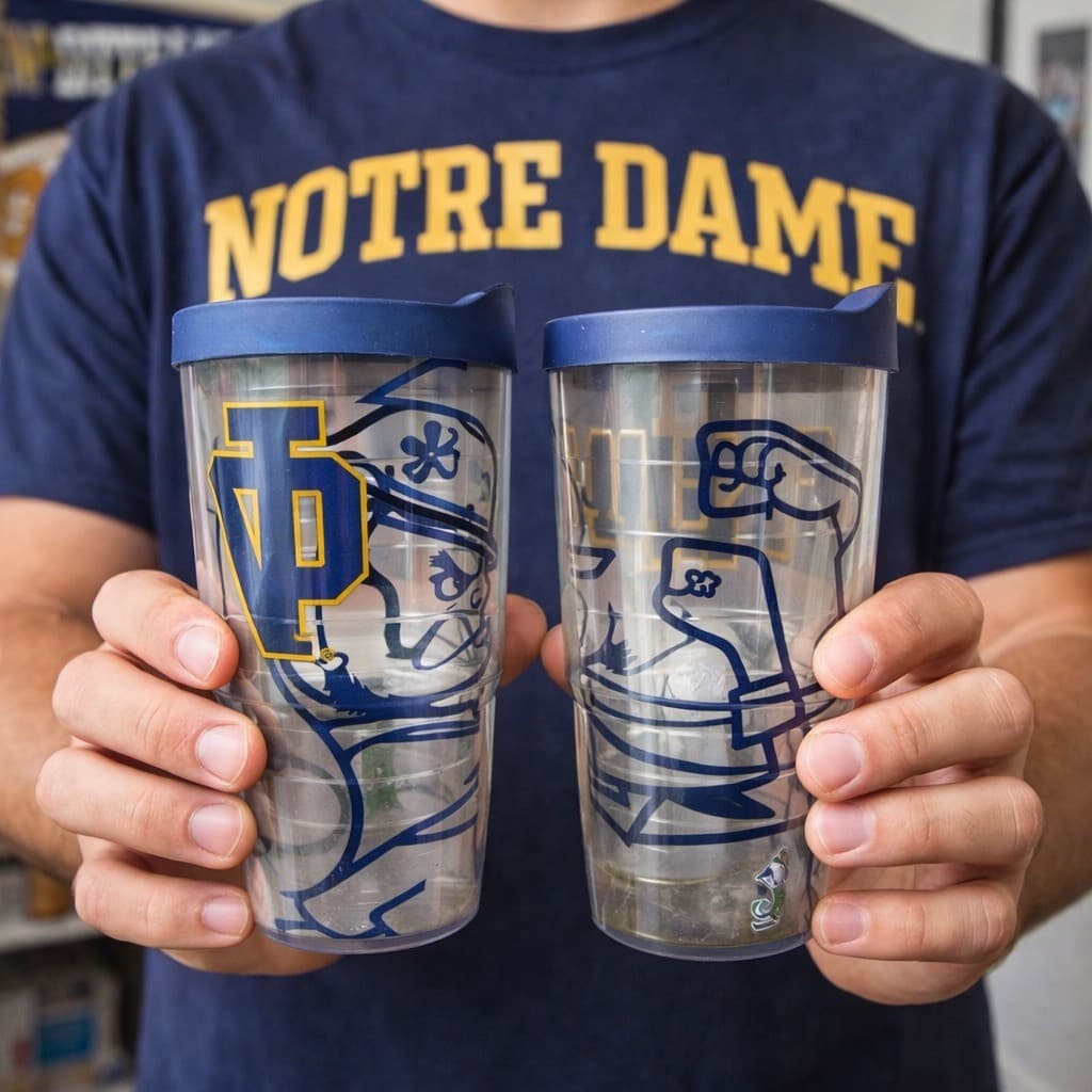Tervis Notre Dame Tumblers 24oz Set 2 NCAA Insulated Cups Fighting Irish