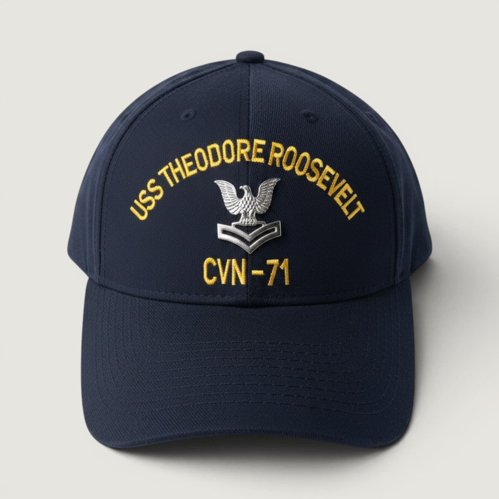 USS Theodore Roosevelt CVN 71 Hat Navy Aircraft Carrier Ship Vintage