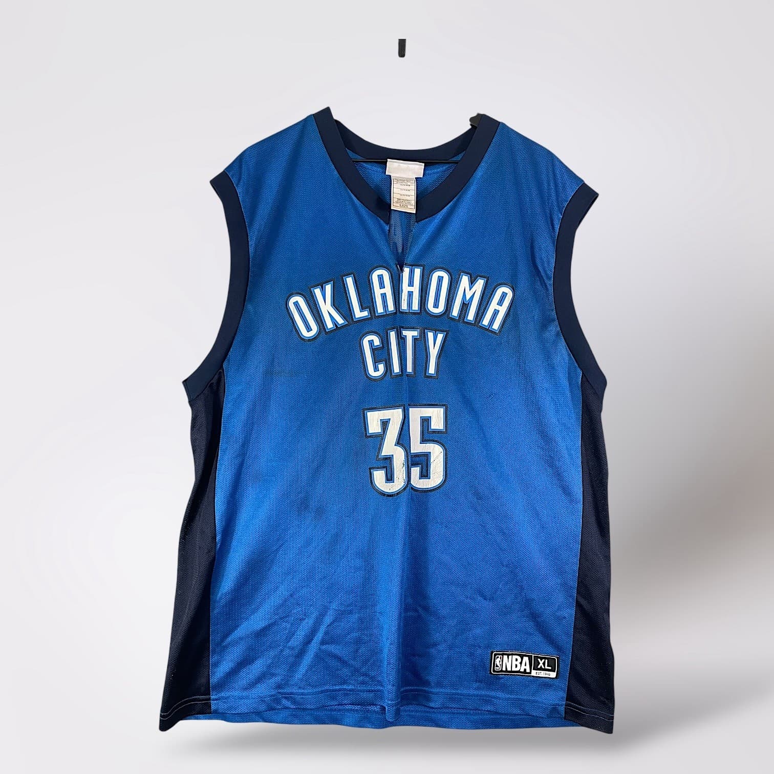 Oklahoma City Thunder #35 Durant NBA Basketball Jersey Adult XL Blue