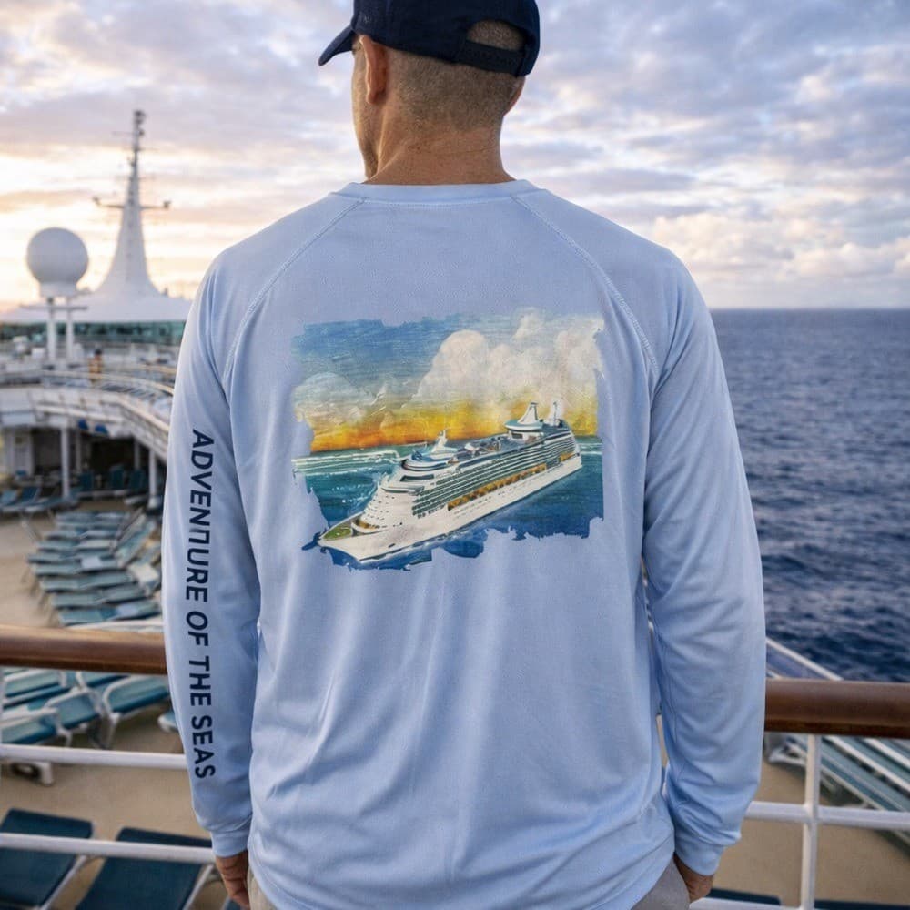 Royal Caribbean Adventure of the Seas Performance Shirt Men XL UPF 50