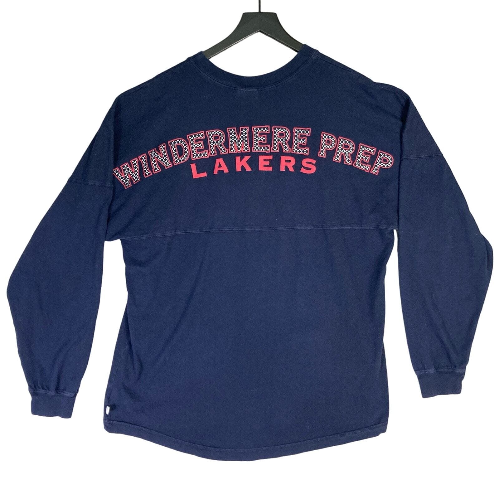 Windermere Prep Lakers Blue Long Sleeve Shirt Unisex XL Oversized