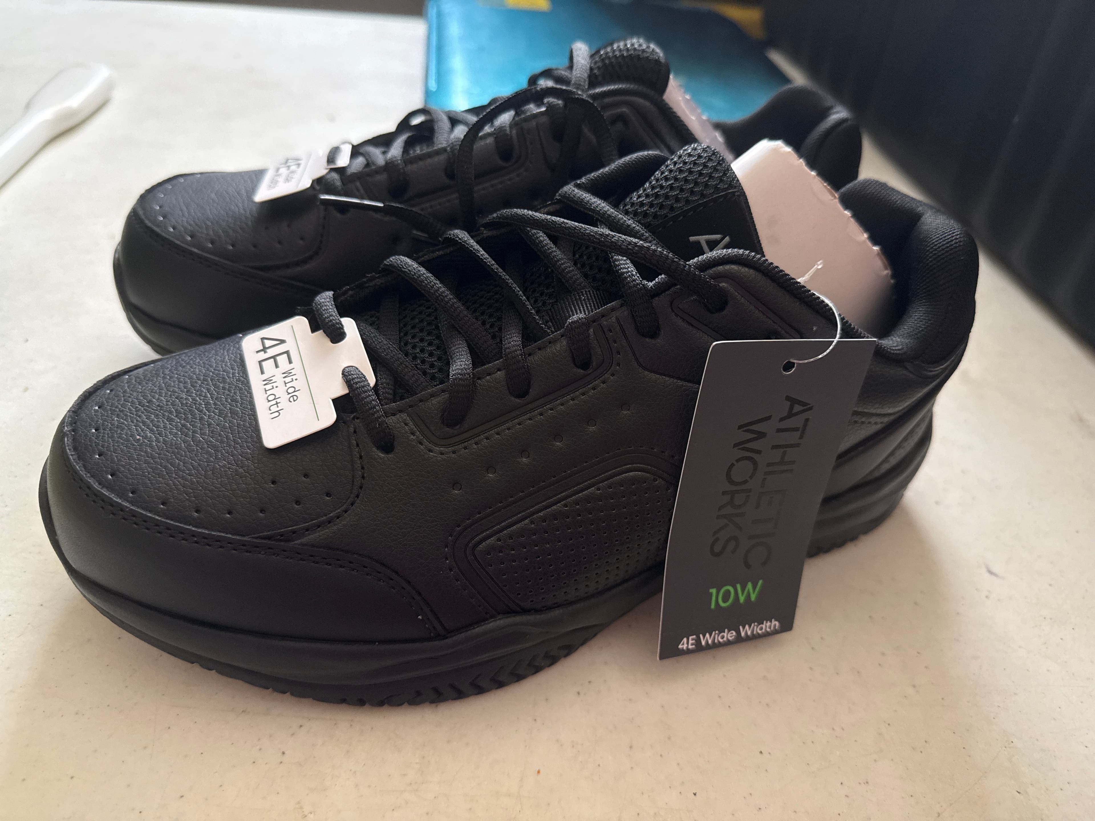 Athletic Works Men's 4E Wide Width Sneakers 10W 10 WIDE