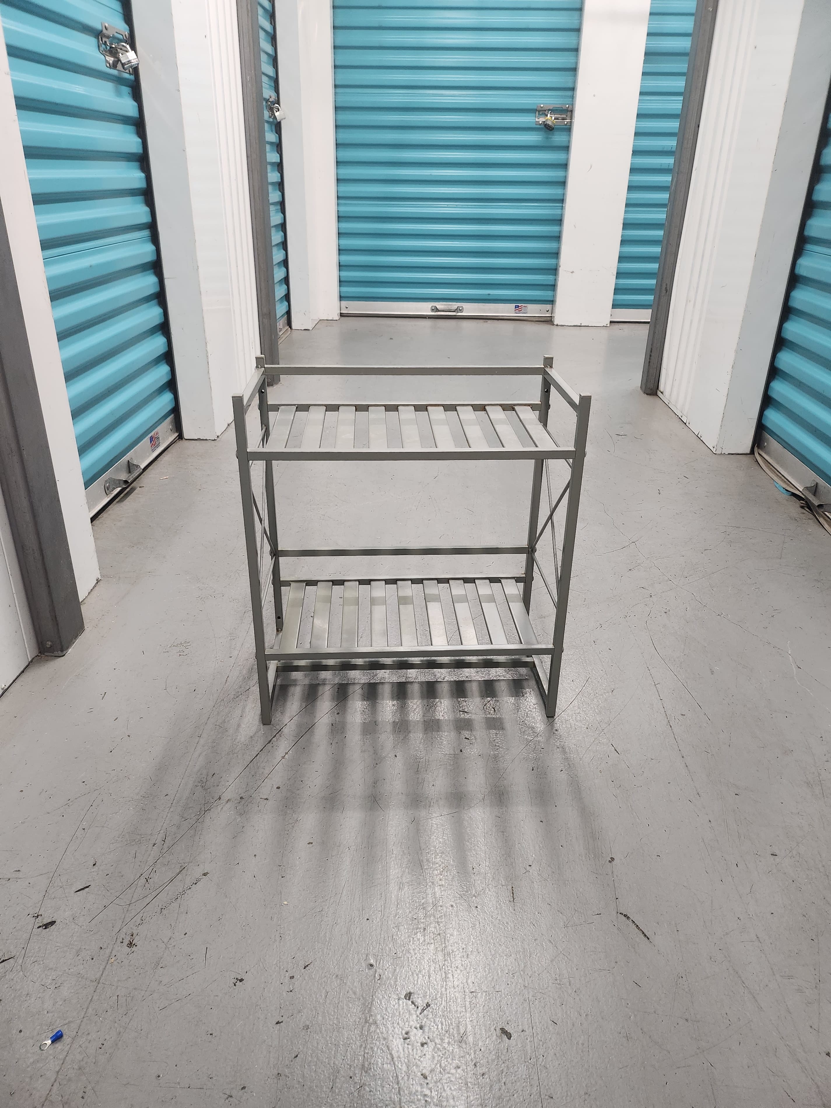 Metal Two-Tier Storage Shelf Unit