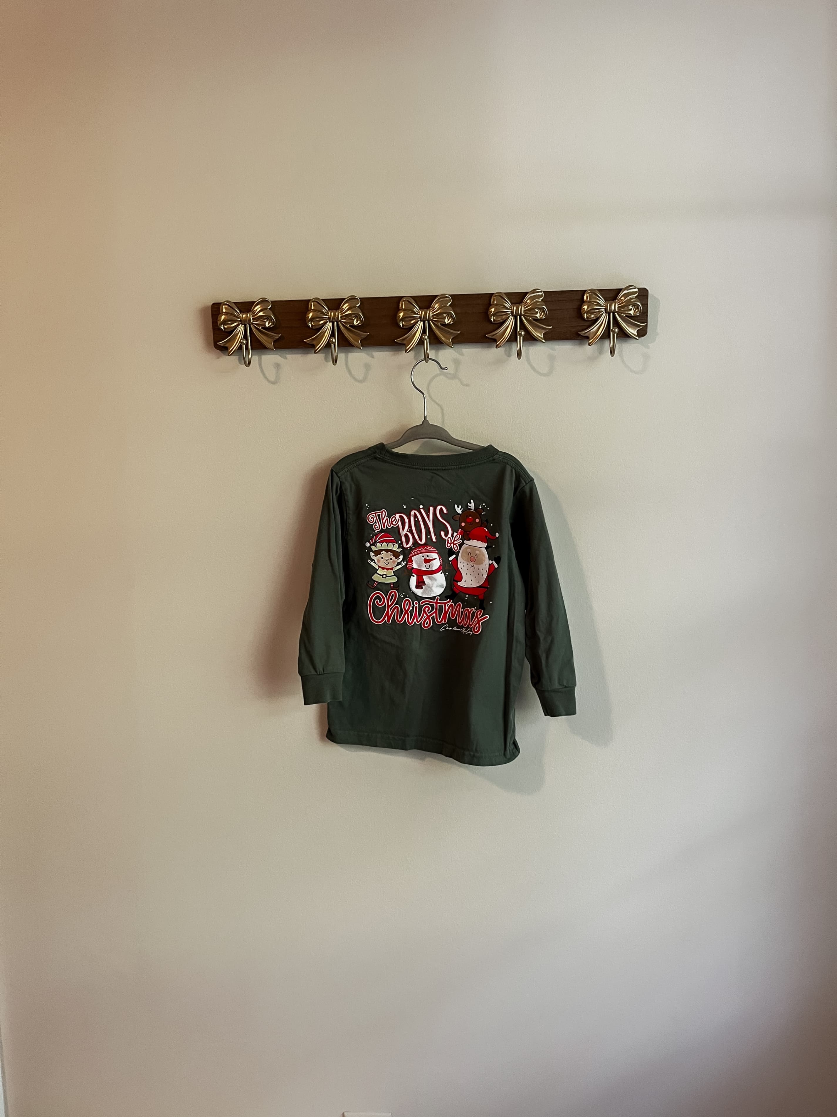 Cardin McCoy boys size xs Christmas Boys Long Sleeve Shirt