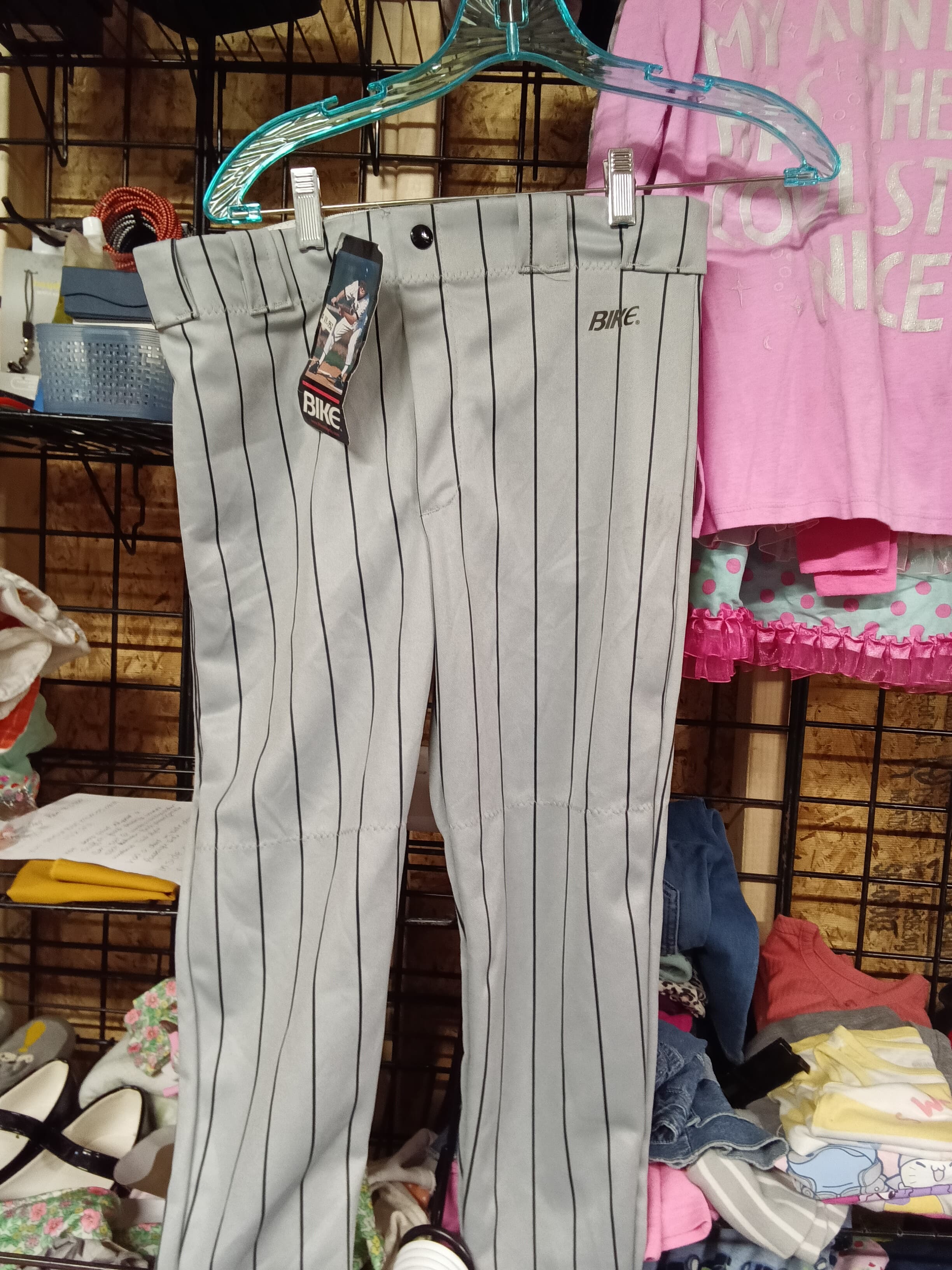 Bike Pinstripe Baseball Pants