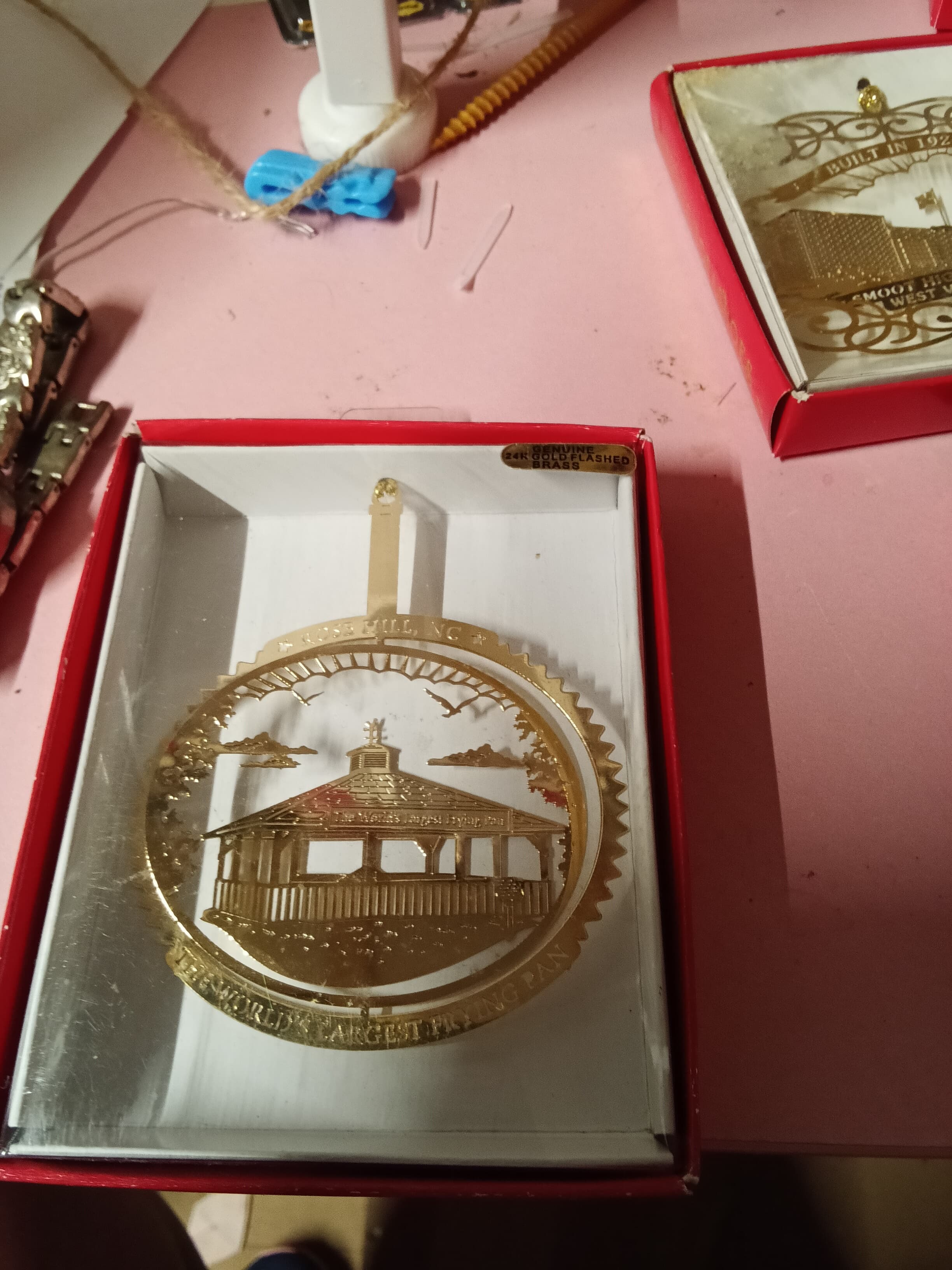 Nation's Treasures 24K Gold Plated Brass Ornament