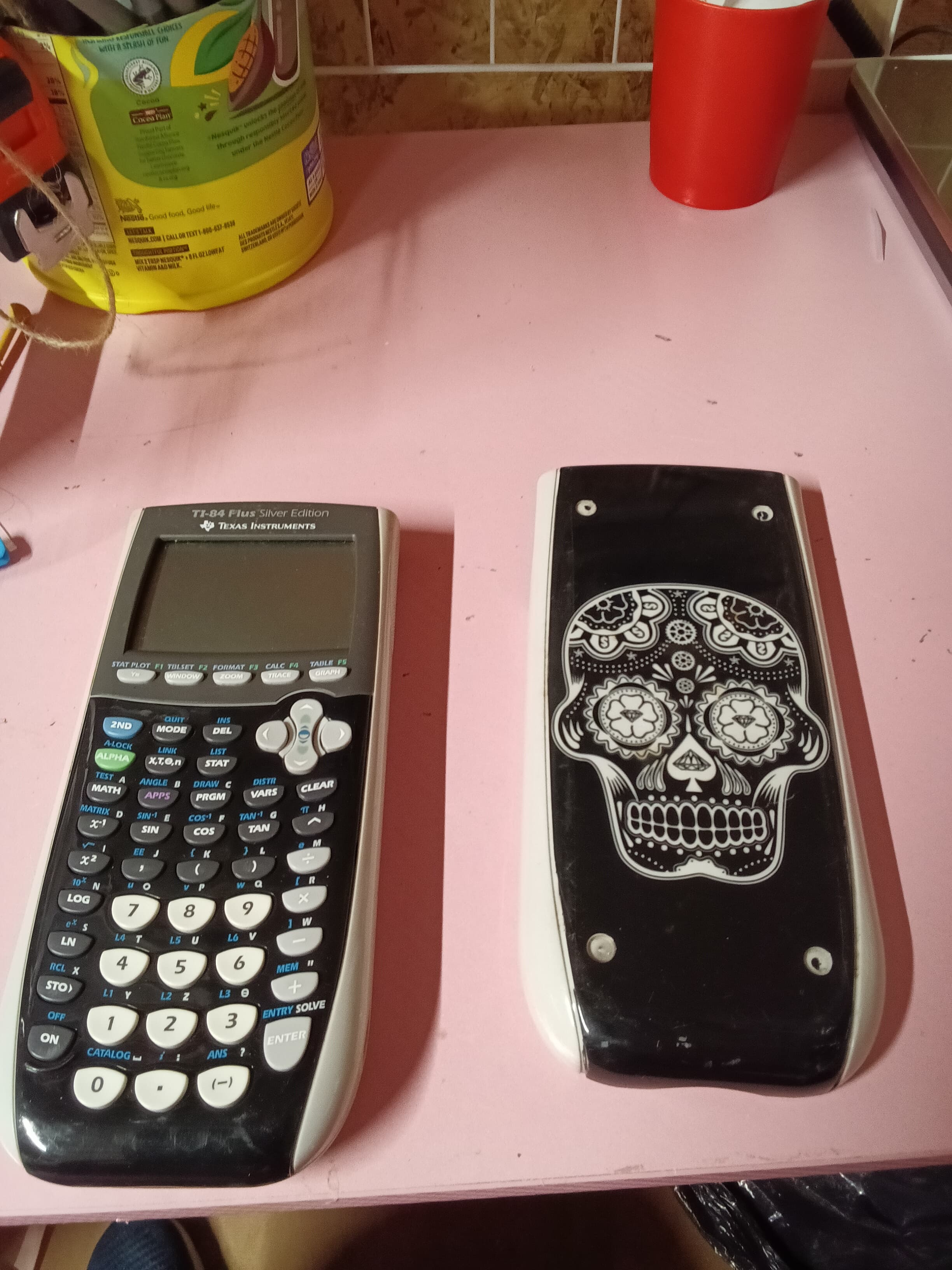 Texas Instruments TI-84 Plus Silver Edition Graphing Calculator with designer cover