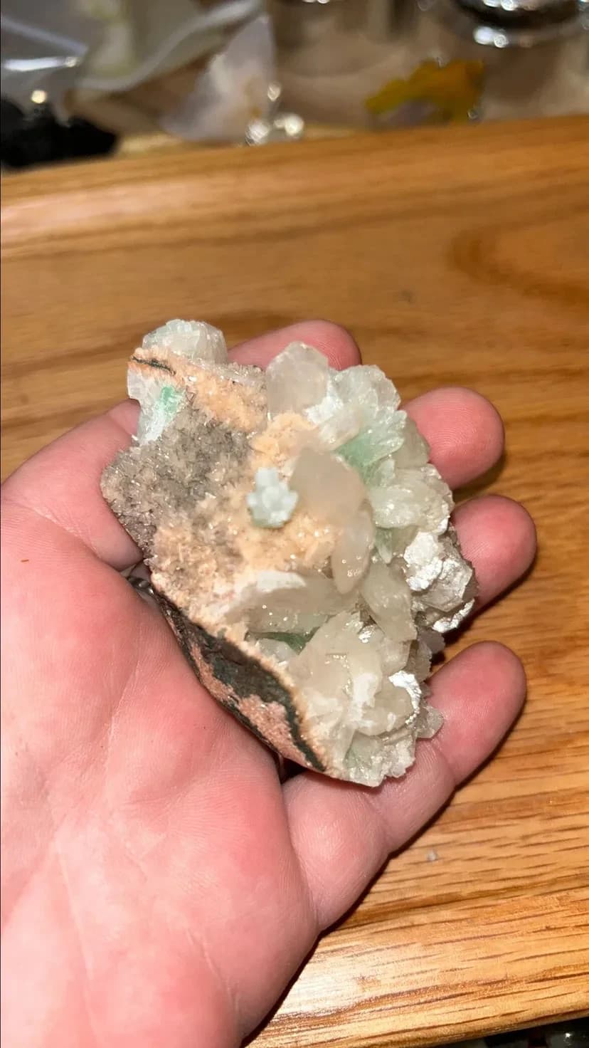 Indian Green Apophyllite w/Zeolite