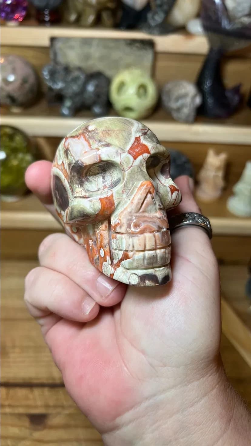 Money Agate Skull #1