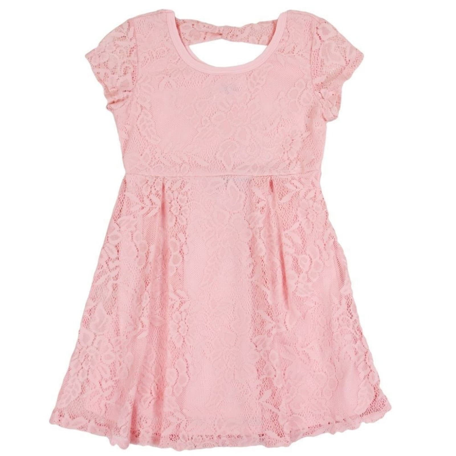 RMLA Girls Pink Toddler Lace Dress Lovely for Easter Blush Pink 2T Last One