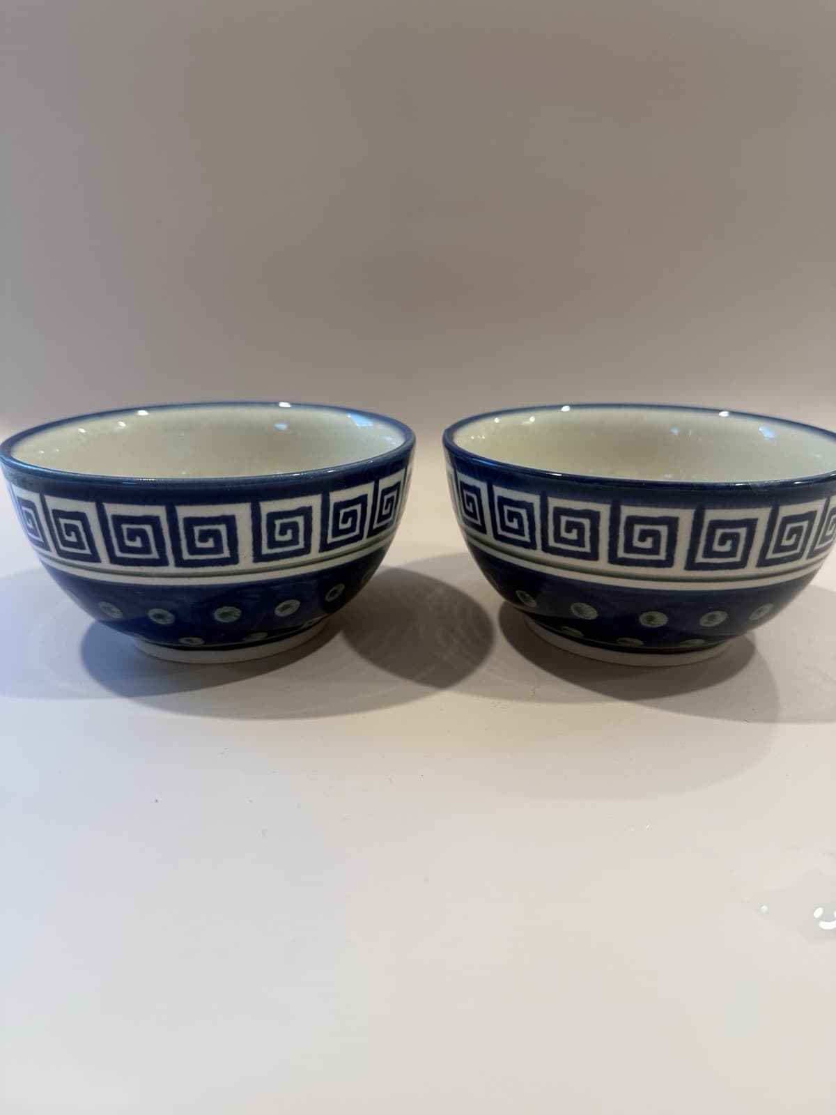 Handmade Bolesławiec Pottery Bowls - Set of 2