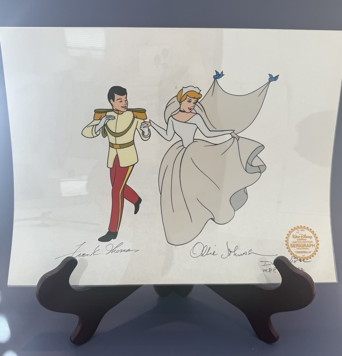 Walt Disney Limited Edition Signed Serigraph from "Cinderella"