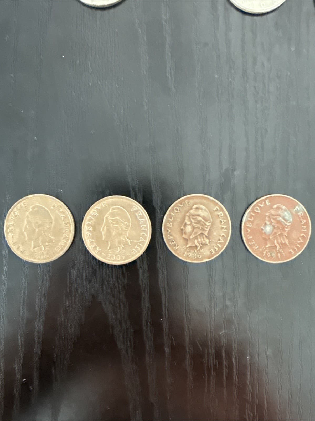 French Polynesia and New Caledonia 100 Franc Coins (Set of 4)