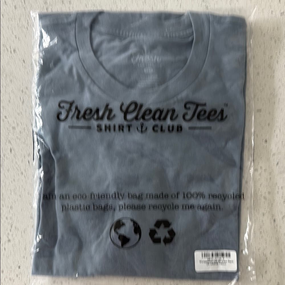 Fresh Clean Threads Wedgwood Blue Short Sleeve Tee