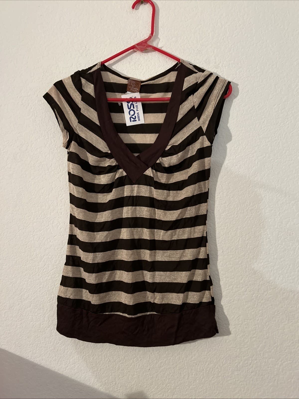 Women’s Large Top Chocolate Factory NWT