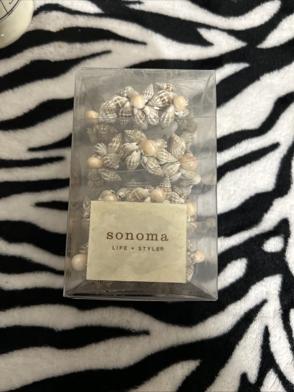 Sonoma 4 Pack Napkin Ring Shells New
