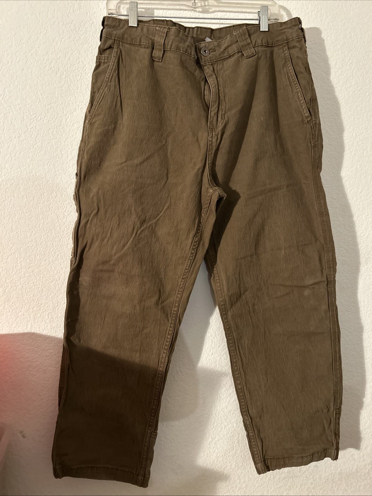 Colorado Clothing Mens 36x29 Relaxed Stretch workwear Light Brown NWOT