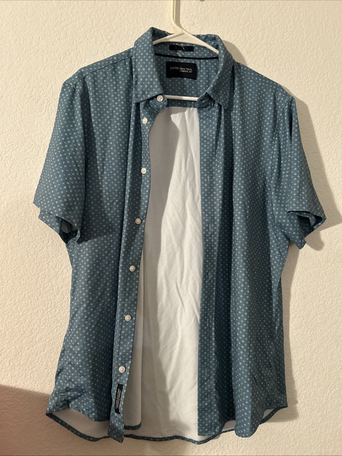 Mens Button Down Shirt Jachs New York NWOT Large
