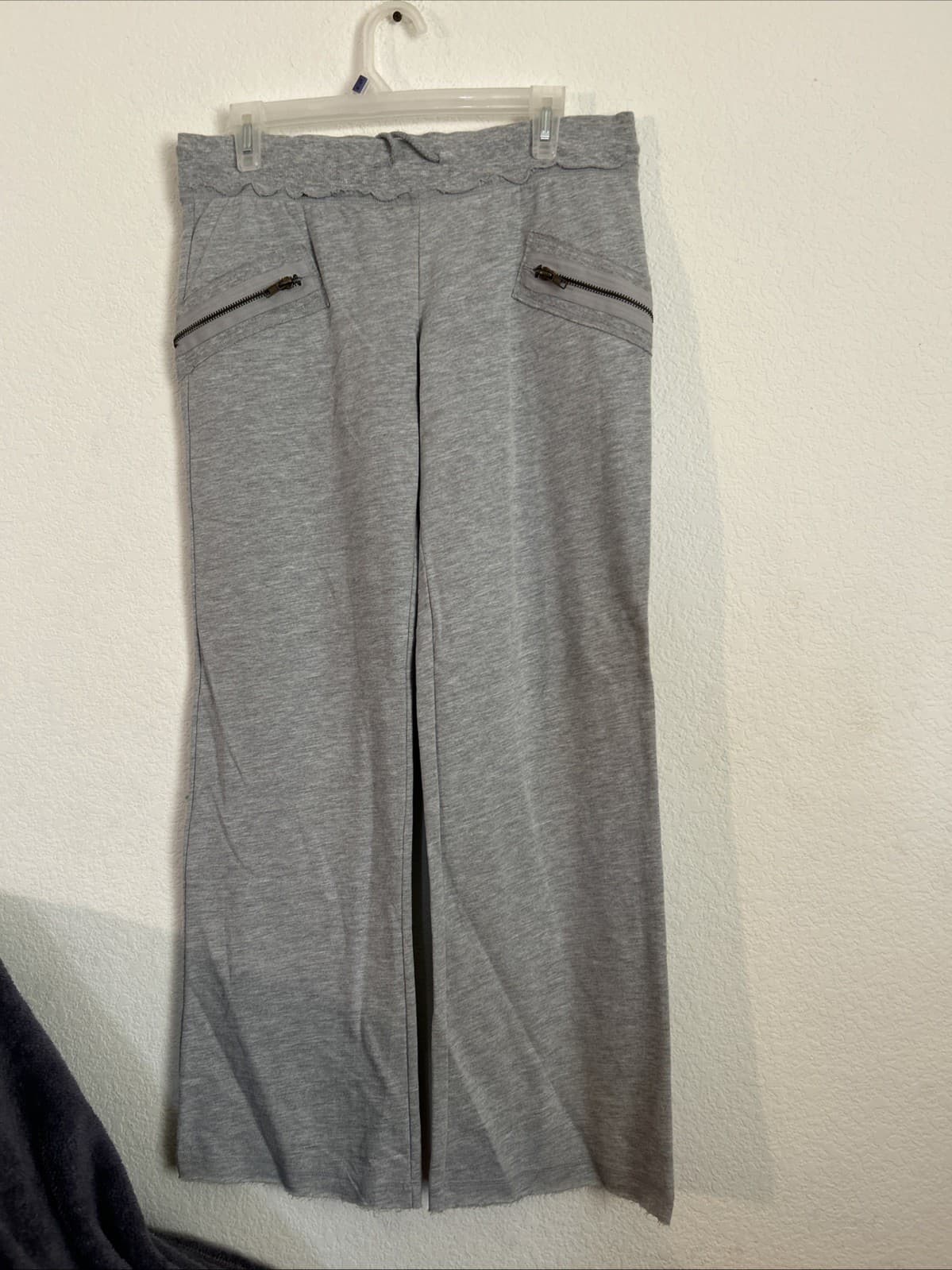 Girls Juniors Medium No Boundaries Gray Wide Leg Sweats NWOT