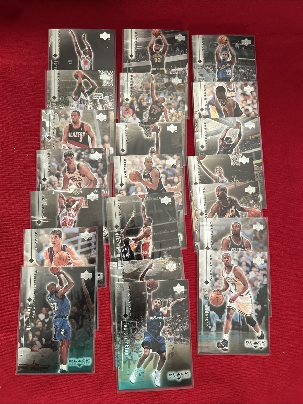 Lot Of 23 Upper Deck Basketball Trading Cards Black Diamond 90’s Assorted