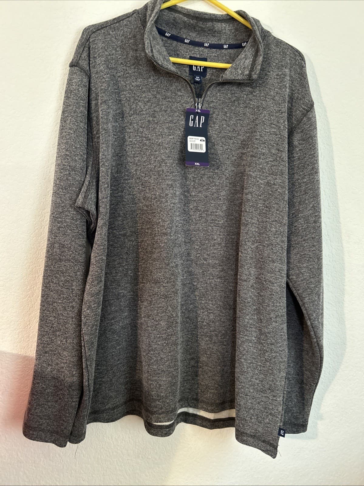 Men’s gap XXL sweater half zip pullover NWT