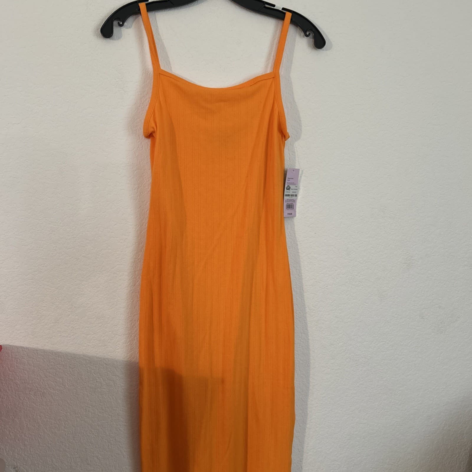 Women’s small summer dress sleeveless orange NWT