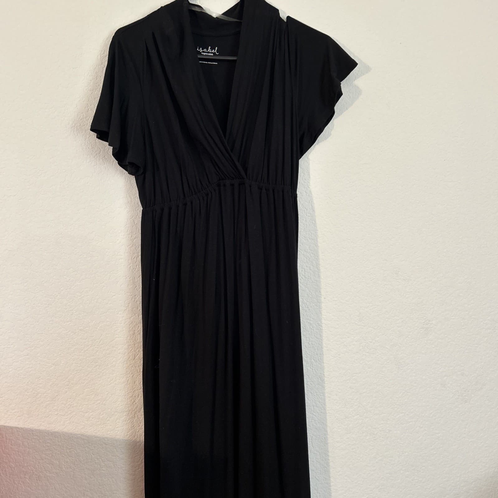 Women’s small black long dress NWOT Isabel