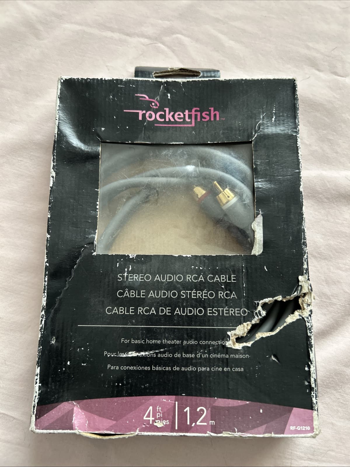 Rocketfish Stereo Audio Cable 1.2 M 4 Ft