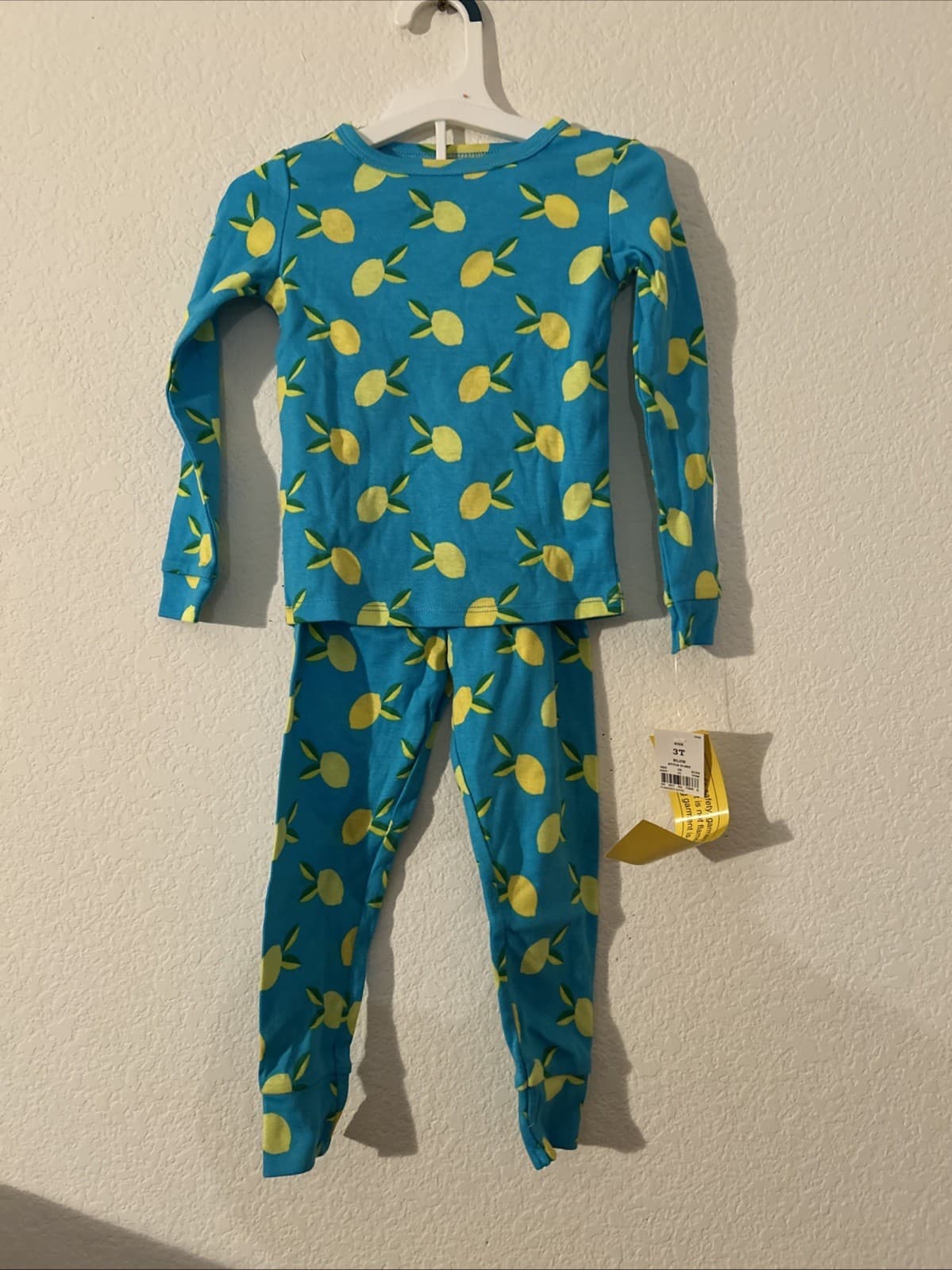 Unisex Toddlers 3T Blue 2 Piece Pajama Set NWT