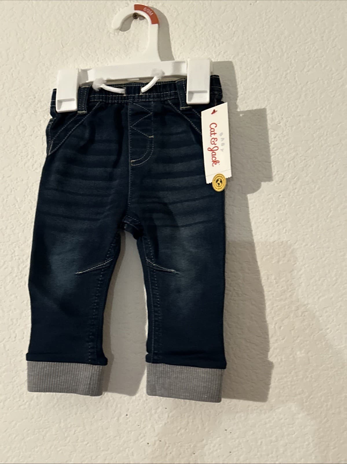 Lot Of 2 Dark Wash Jeans Infant Girls 6-9M NWT Cat & Jack
