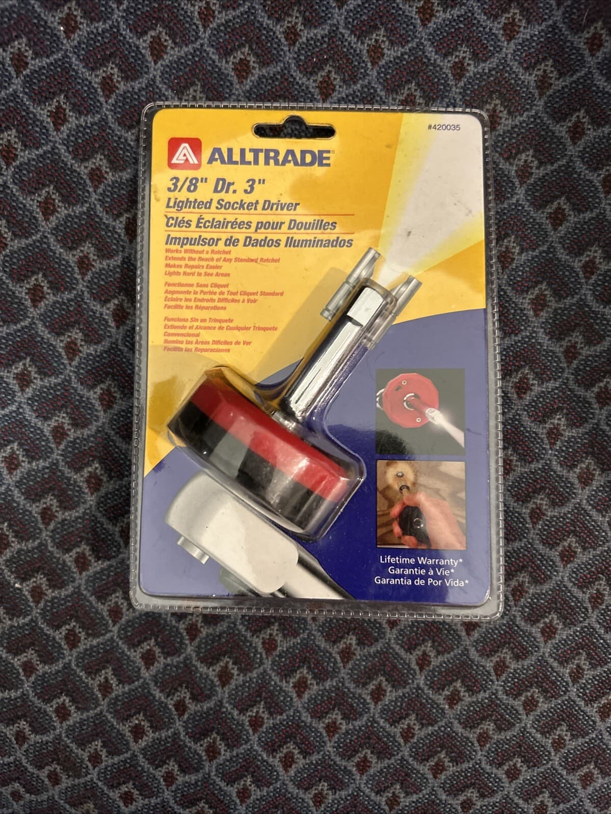 Alltrade 3/8 Lighted Socket Driver New
