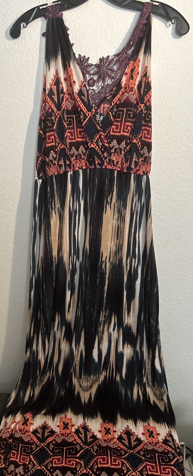Women’s Hots Wing Summer Dress Sleeveless NWT Purple Long