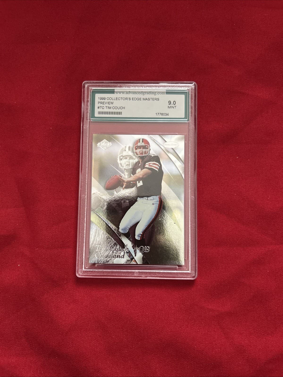 1999 TIM COUCH Rookie Collector's Edge Masters Preview #TC - AGS 9.0 Mint