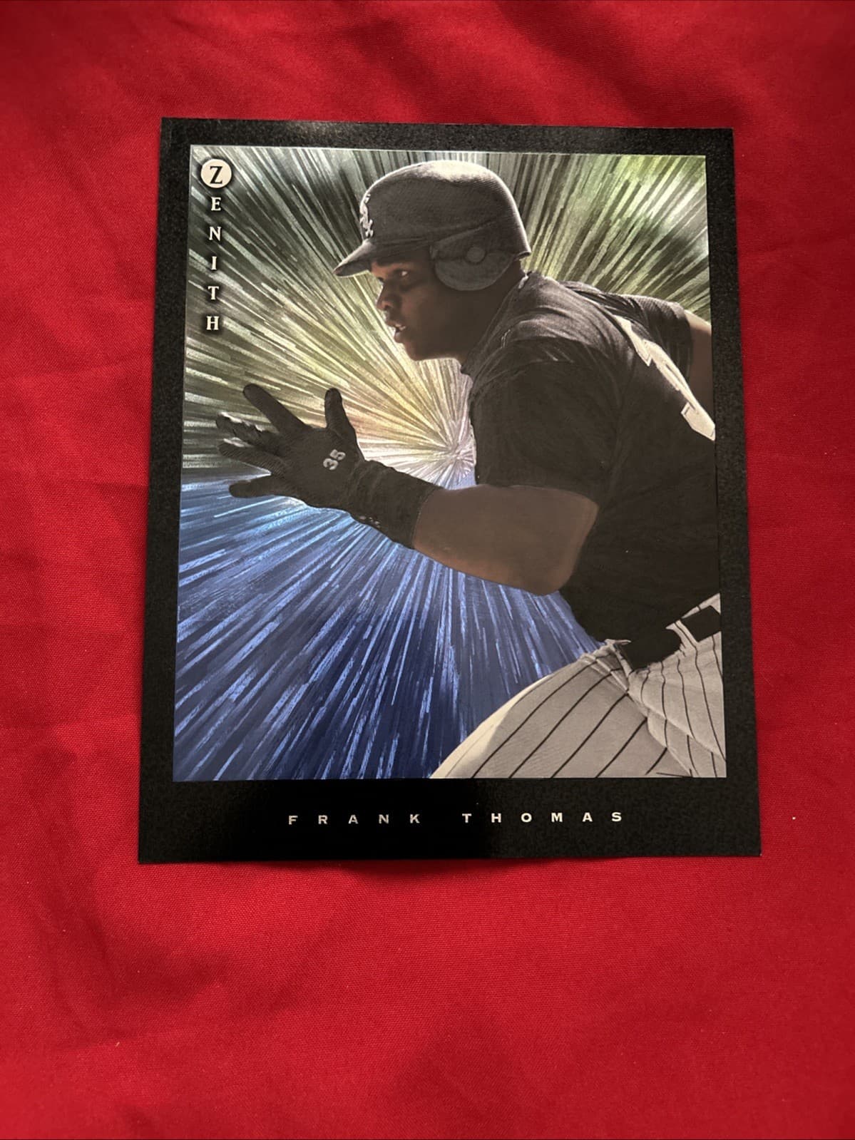 1997 Pinnacle Zenith - 8x10 Frank Thomas #1 Of 24