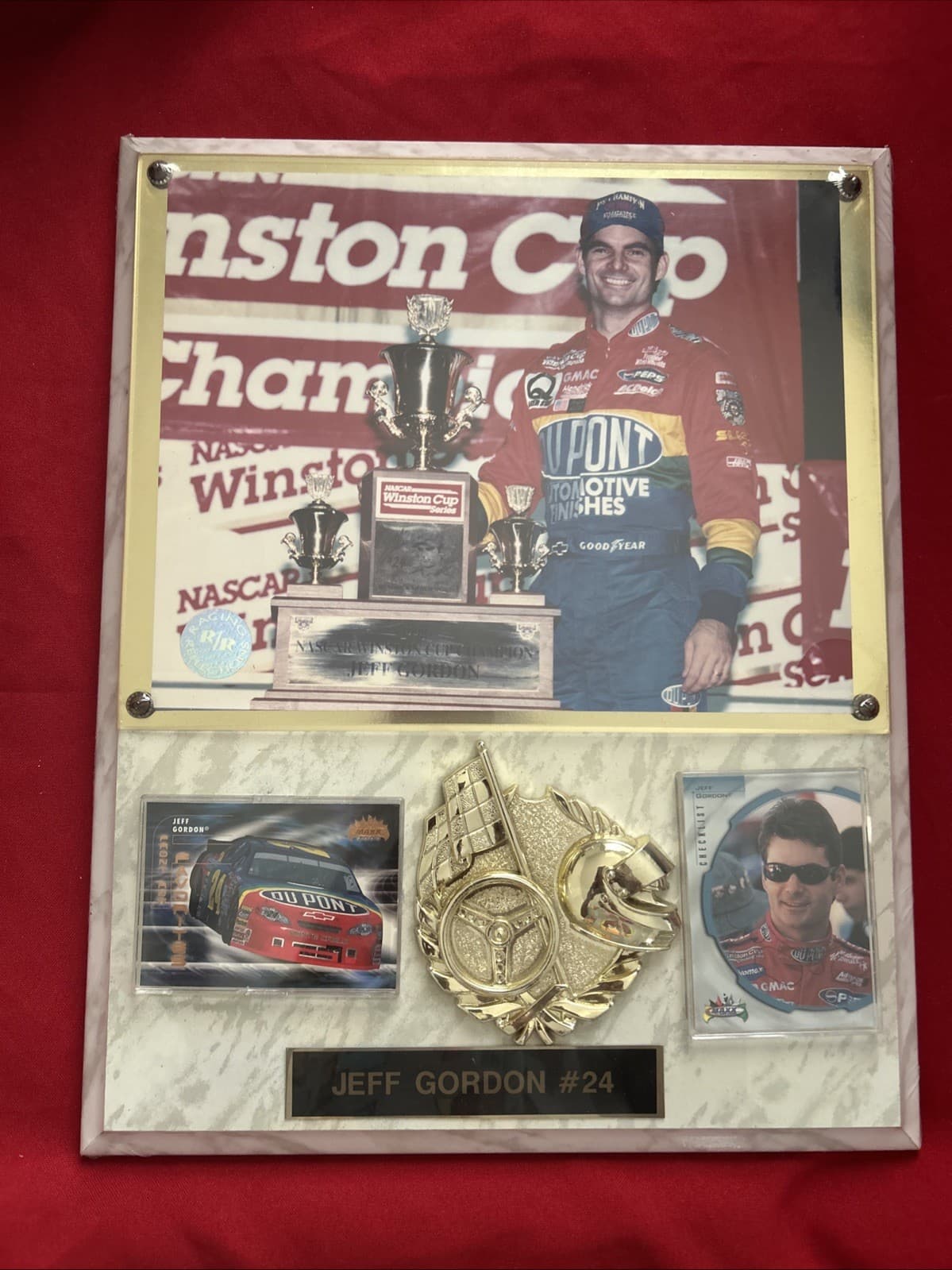 Jeff Gordon #24 Plaque 15x12
