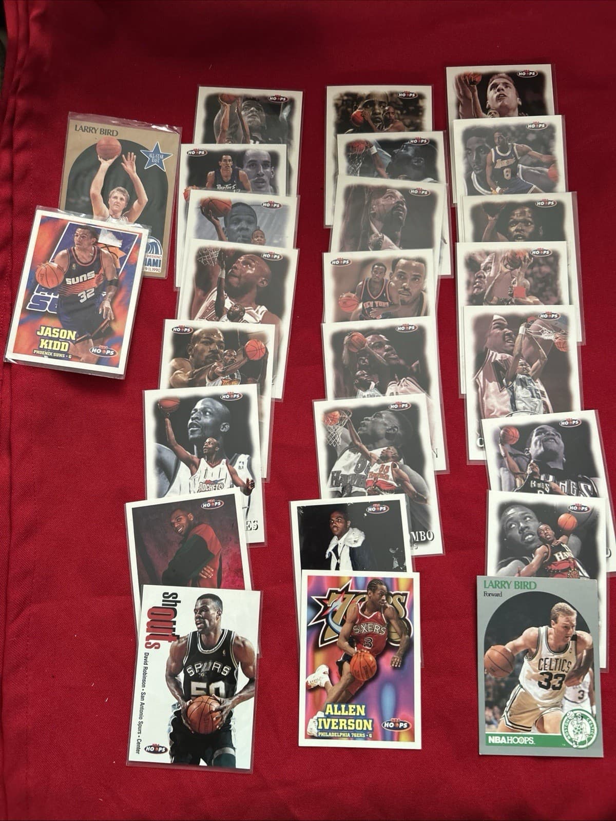 Lot Of 26 NBA Hoops Trading Cards Basket Basketball In The 90’s