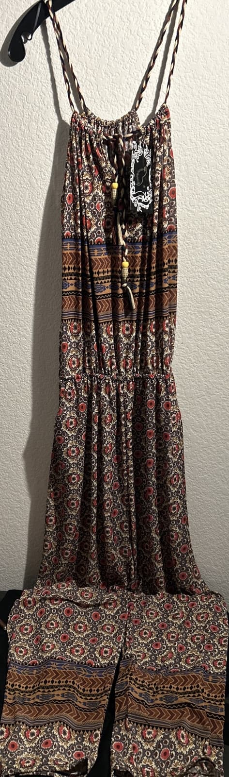 Women’s Hots Wings One Piece Pants Brown Multi Color