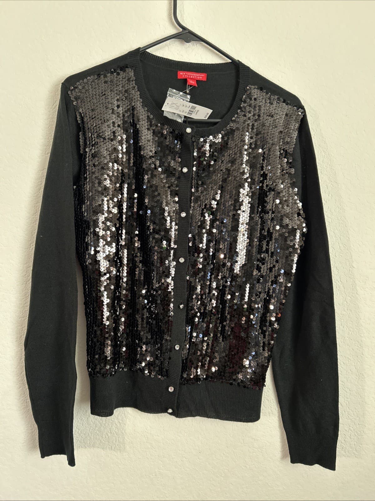 New York & Company Collection Large New Black Sweater NWT $59.95