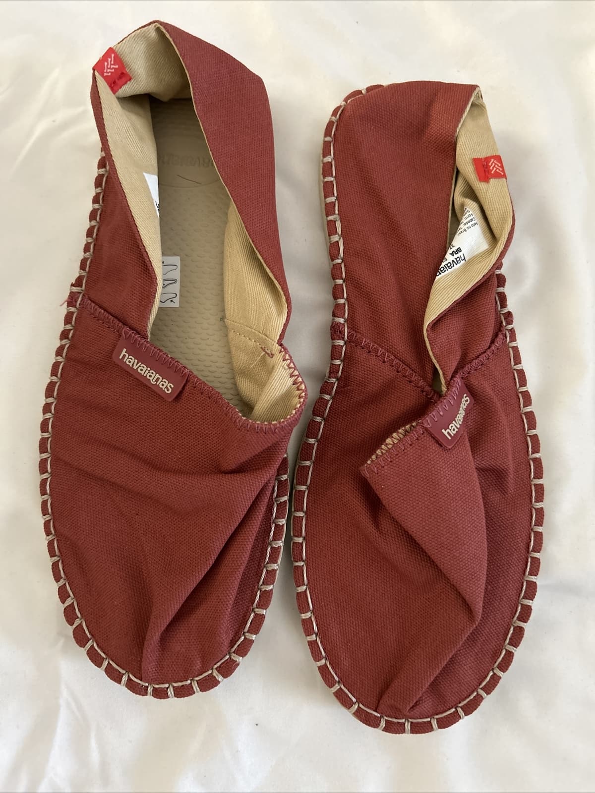 Havaianas Alpargatas (Espadrilles)Size6 Men’s And Women’s 7 New Coral New